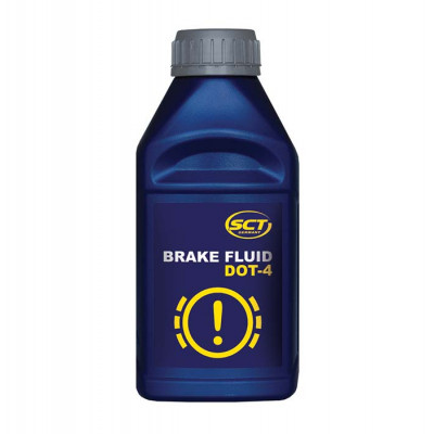 Жидкость тормозная SCT DOT 4 "BRAKE FLUID" 455г.