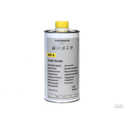 Жидкость тормозная  VAG DOT 4 "BRAKE FLUID" 1л