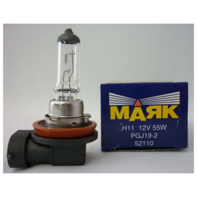 Лампа накаливания H11 12V 55W Маяк