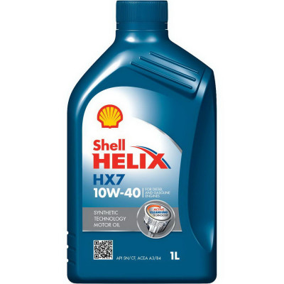 Масло моторное п/синт. Shell Helix HX7 10W-40 1л